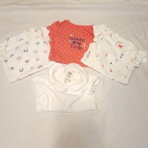 Carter's 4 pc onesier 3 months